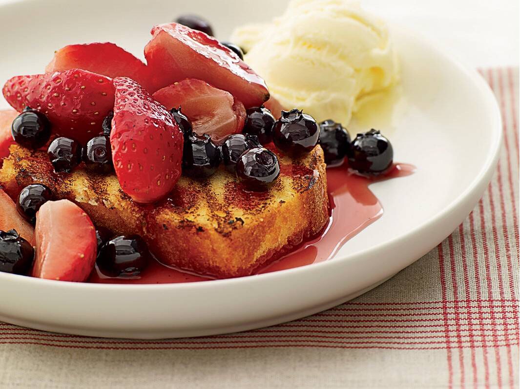 Grilled desserts