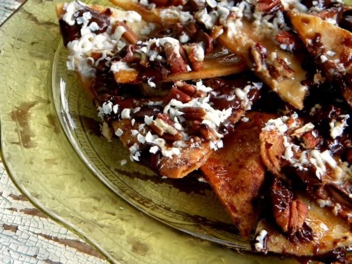 Grilled desserts