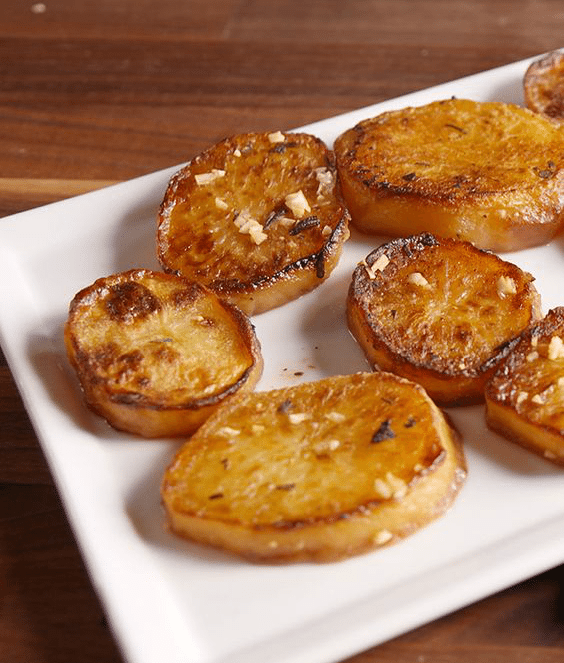 melting potatoes