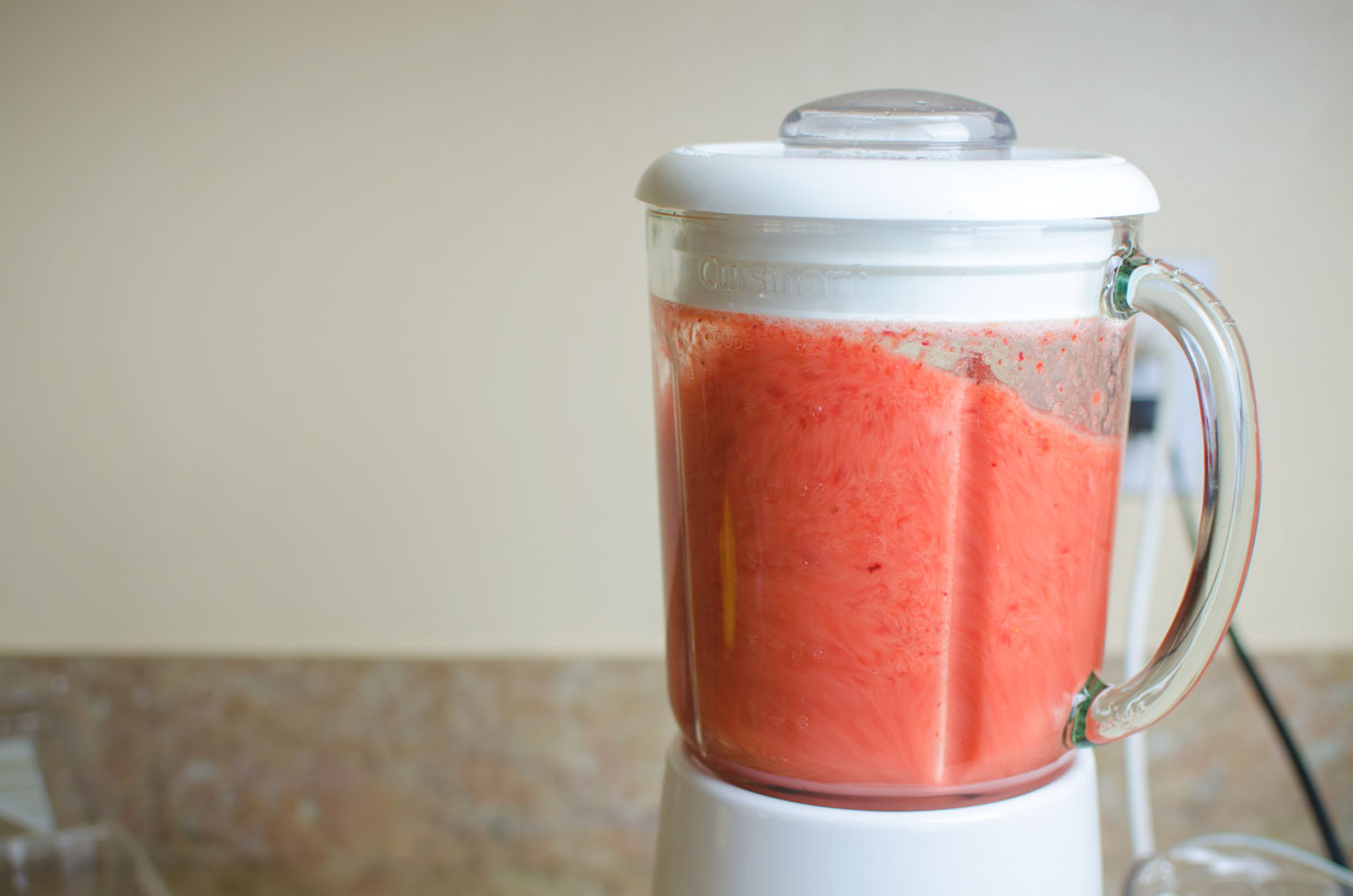 Blending-Strawberry