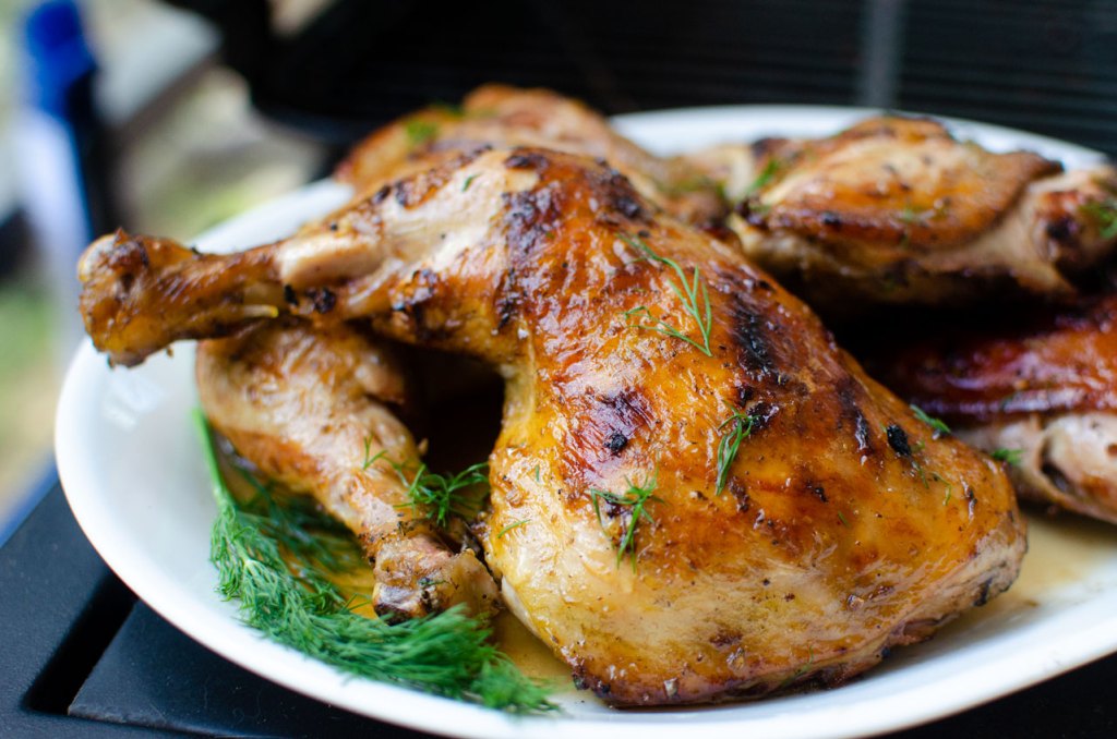 Garlic Grilled Chicken Thighs