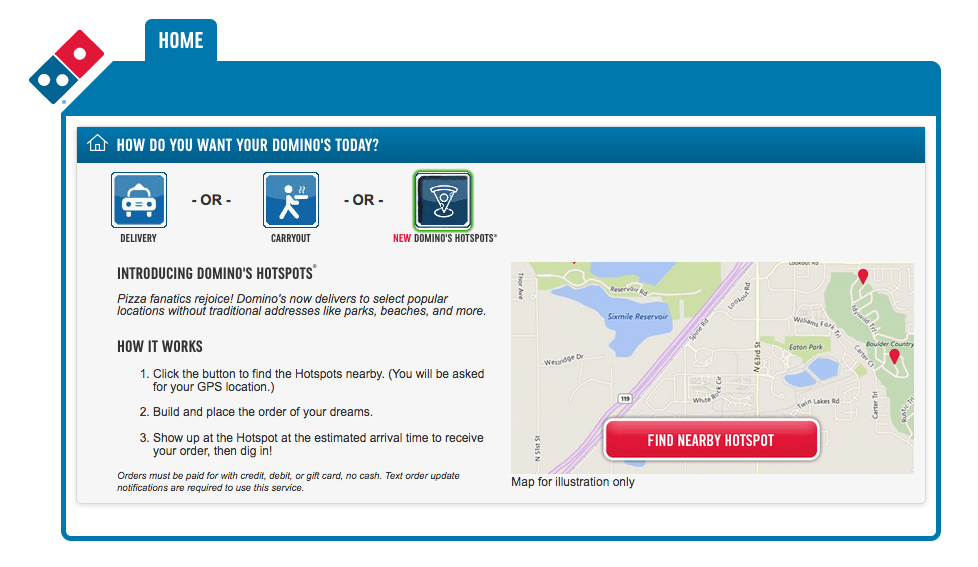 domino's hotspots