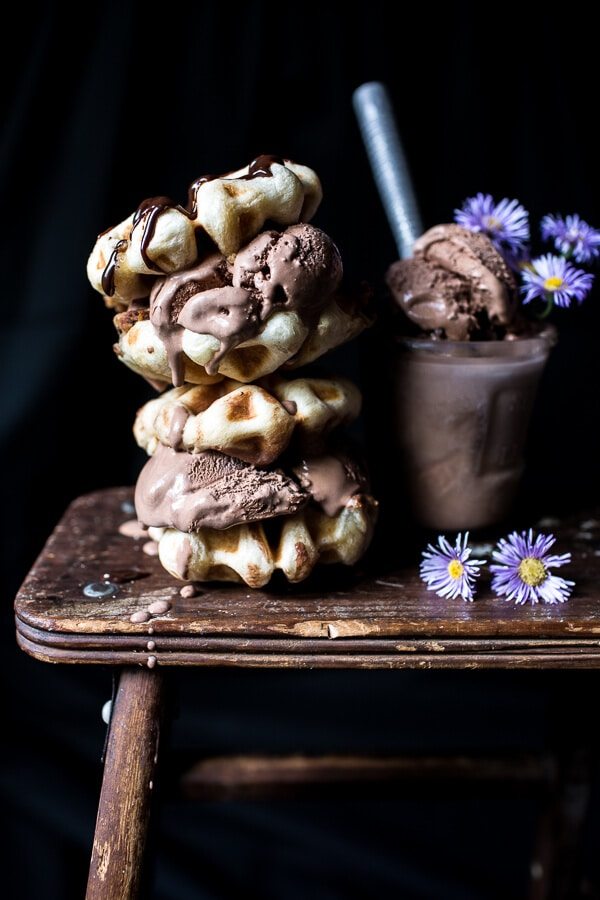 Chocolate waffles