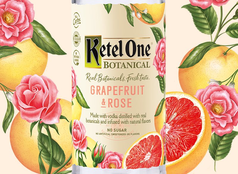 Diet Vodka Ketel One Botanicals