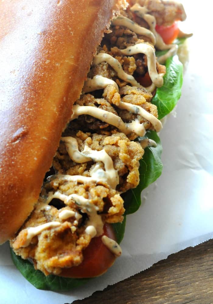 Fried Oyster sandwich