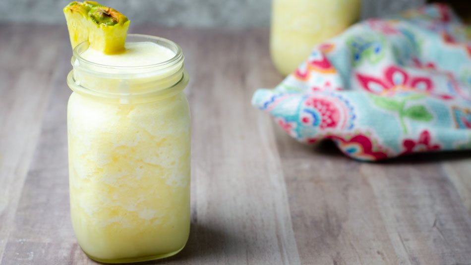 Frozen Piña Colada Mocktail