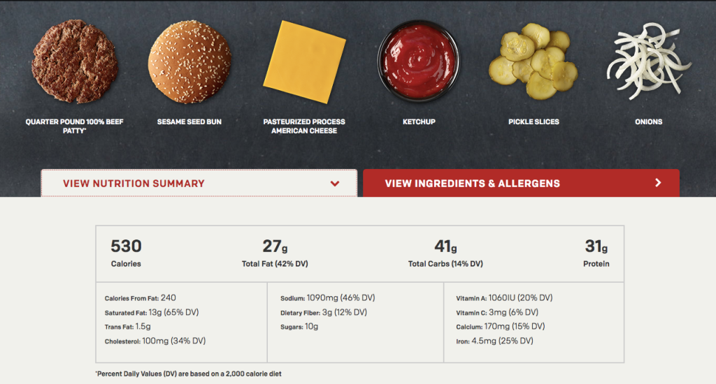 Calorie Counts