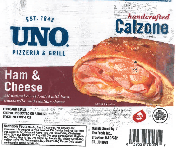 Calzone Recall