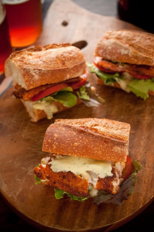 Tilapia Po Boy