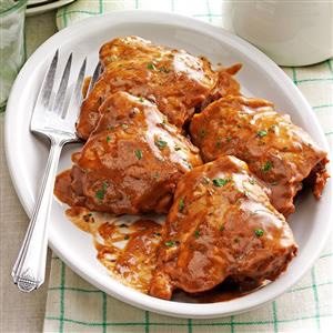 Healthy chicken thighs