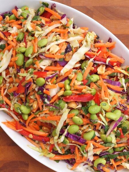 peanut coleslaw Coleslaw recipe