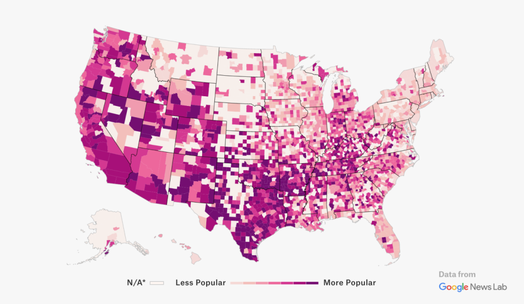 most popular food in each state