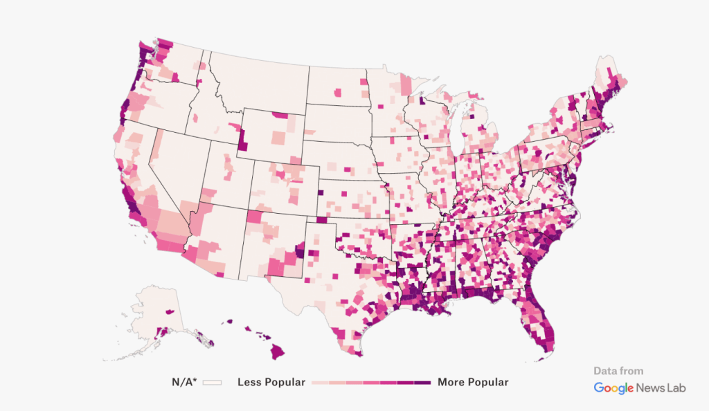 most popular food in each state