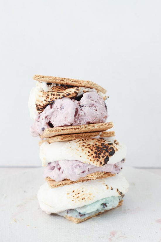 Smore Ice Cream sandwich