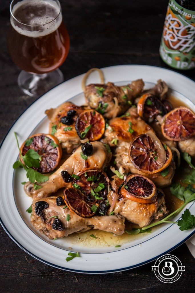 Blood orange chicken