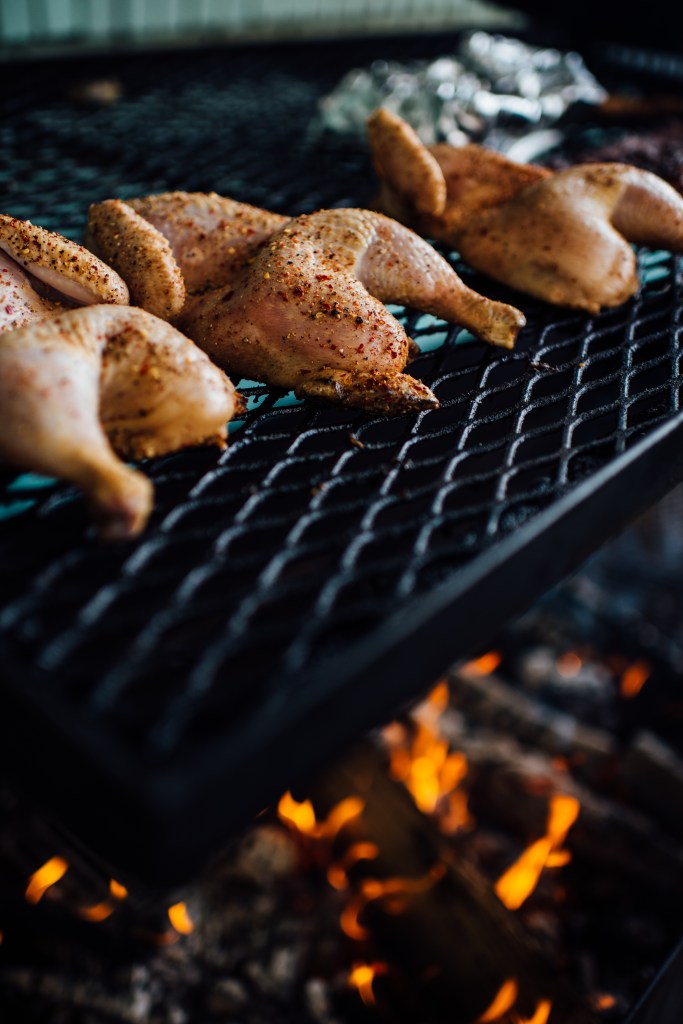 Grilling Chicken