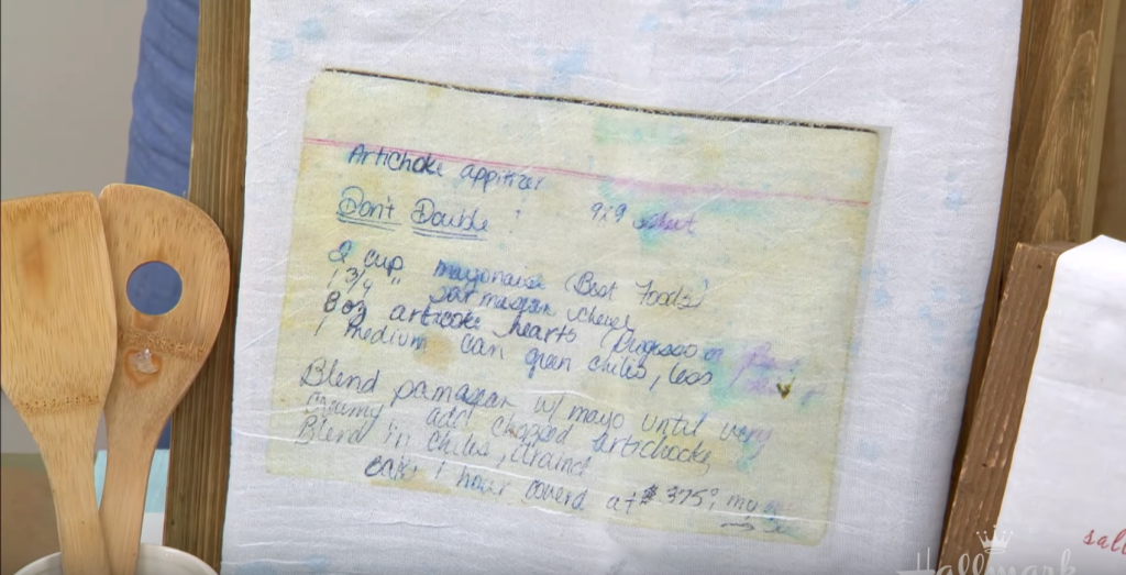 recipe tea towel