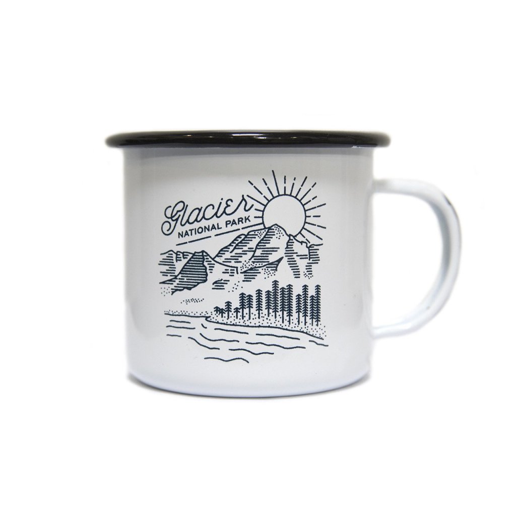 enamel mug