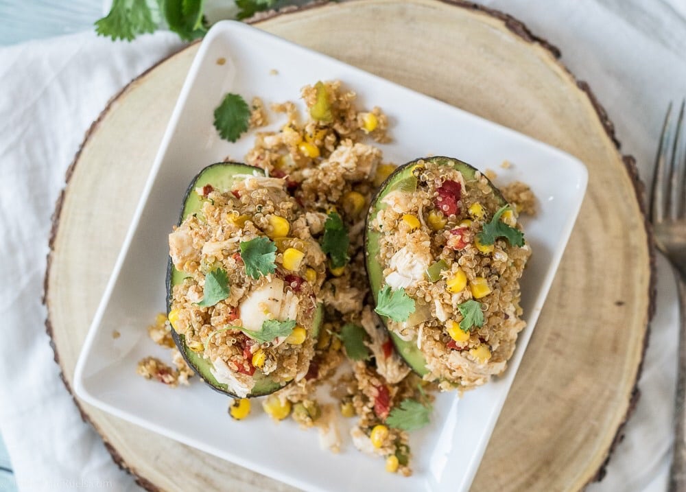 Stuffed avocado 