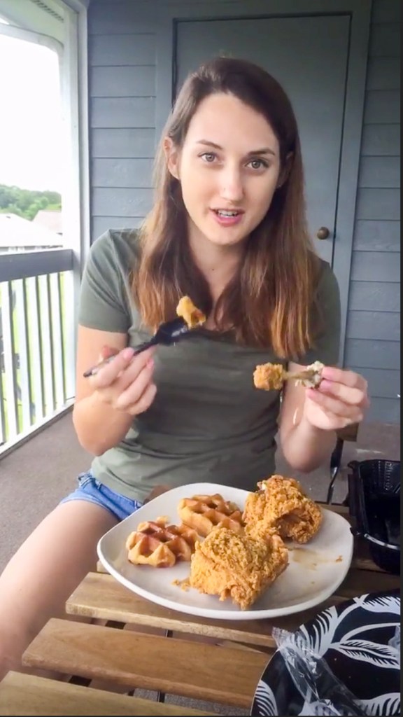chicken and waffles