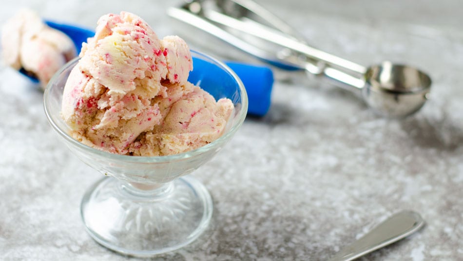 Strawberry Food Processor Ice Cream