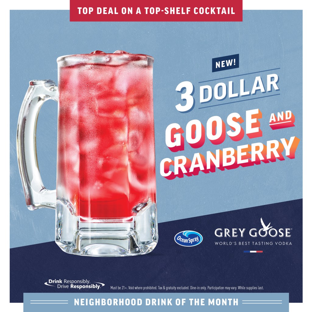 Applebee's Goose and Cranberry