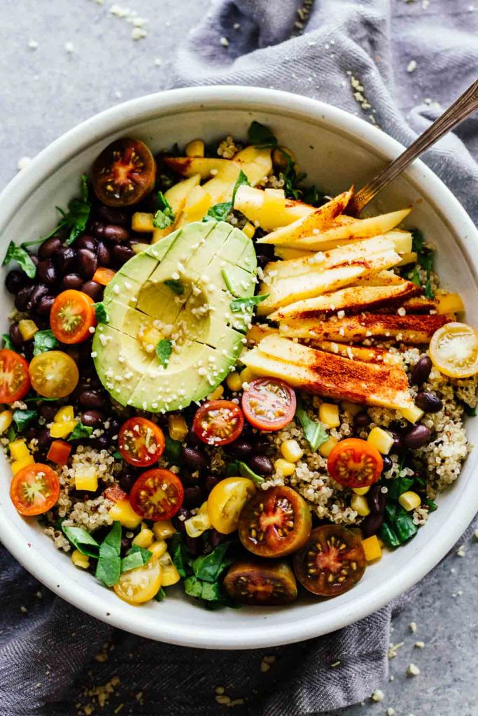 mango quinoa salad