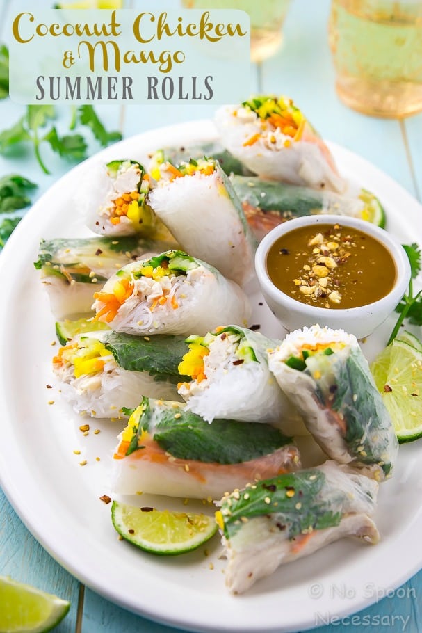 coconut summer rolls