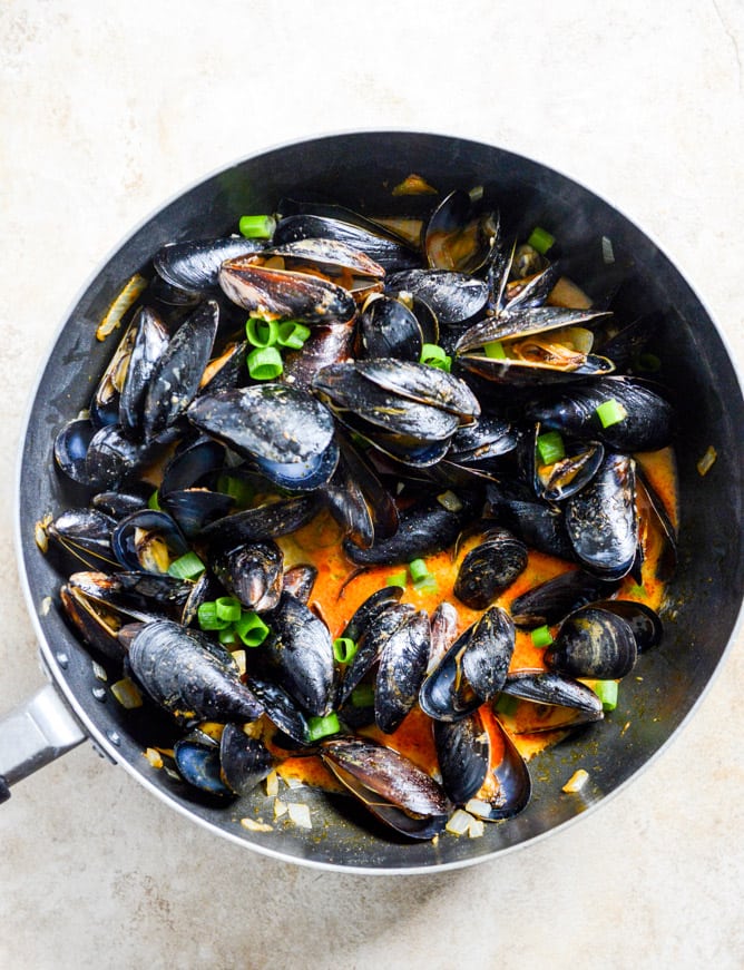 Coconut mussels 