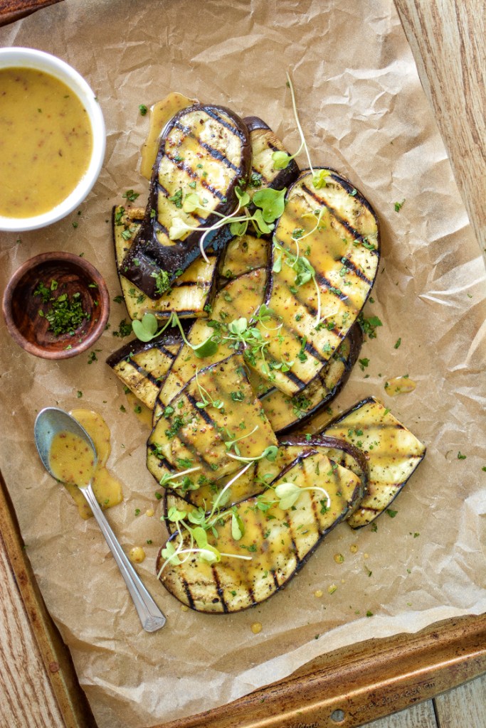 Grilled Eggplant Salad