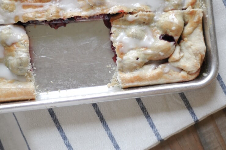 Slab pie