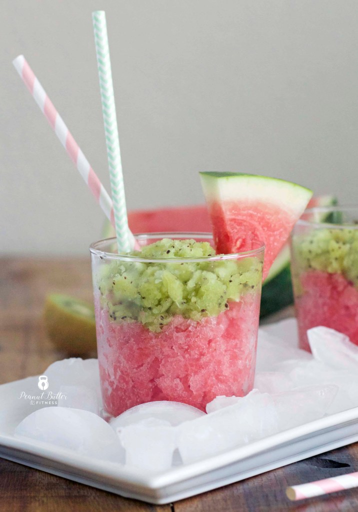 watermelon kiwi granita Boozy granita