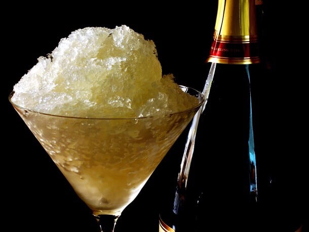 lemon granita Boozy granita