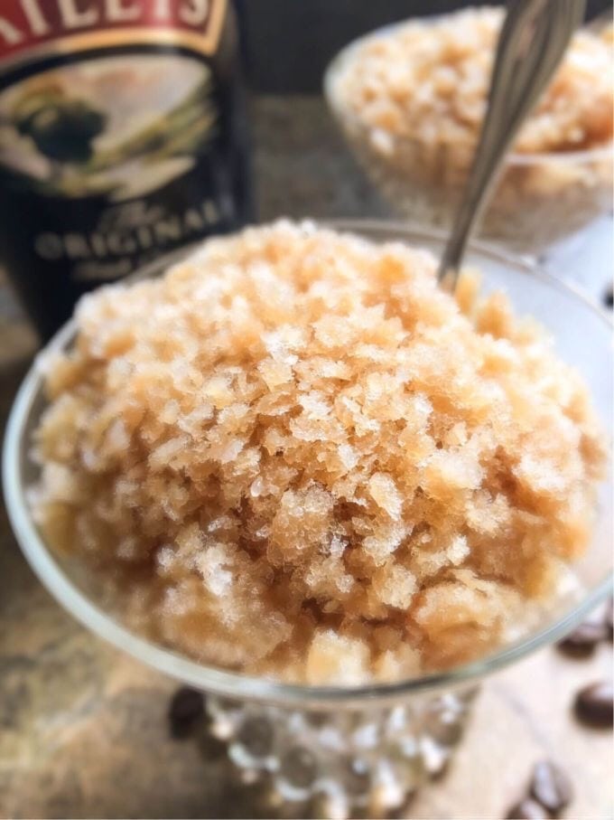 irish coffee Boozy granita