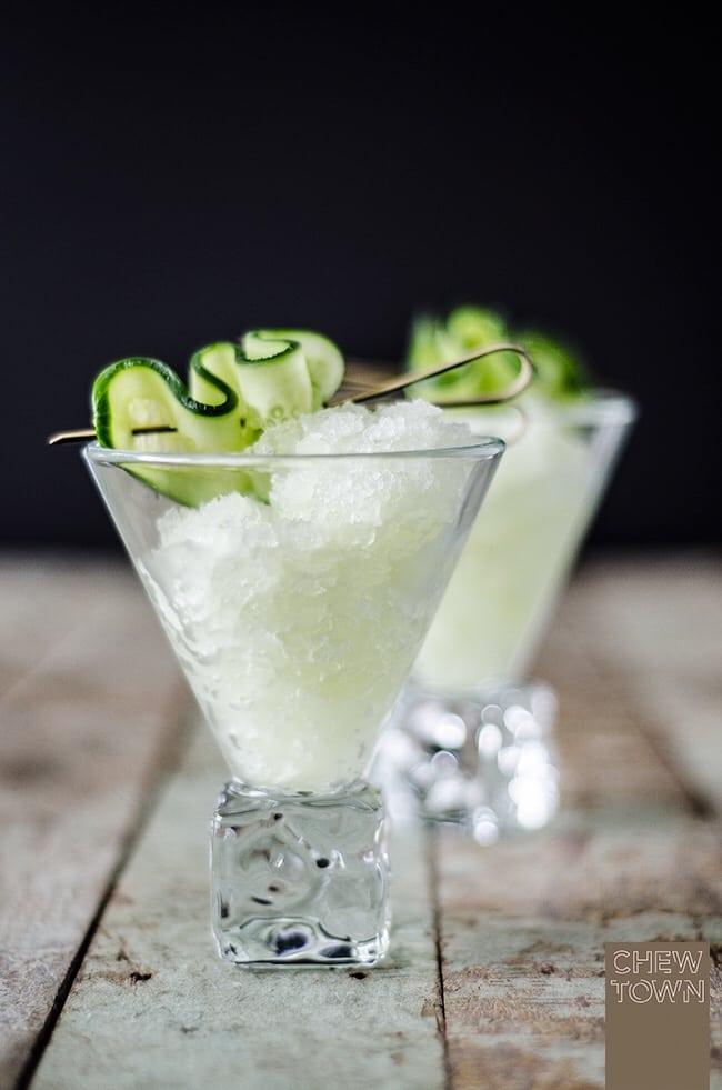 gin and tonic Boozy granita