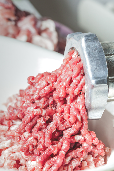 fresh minced meat grinder