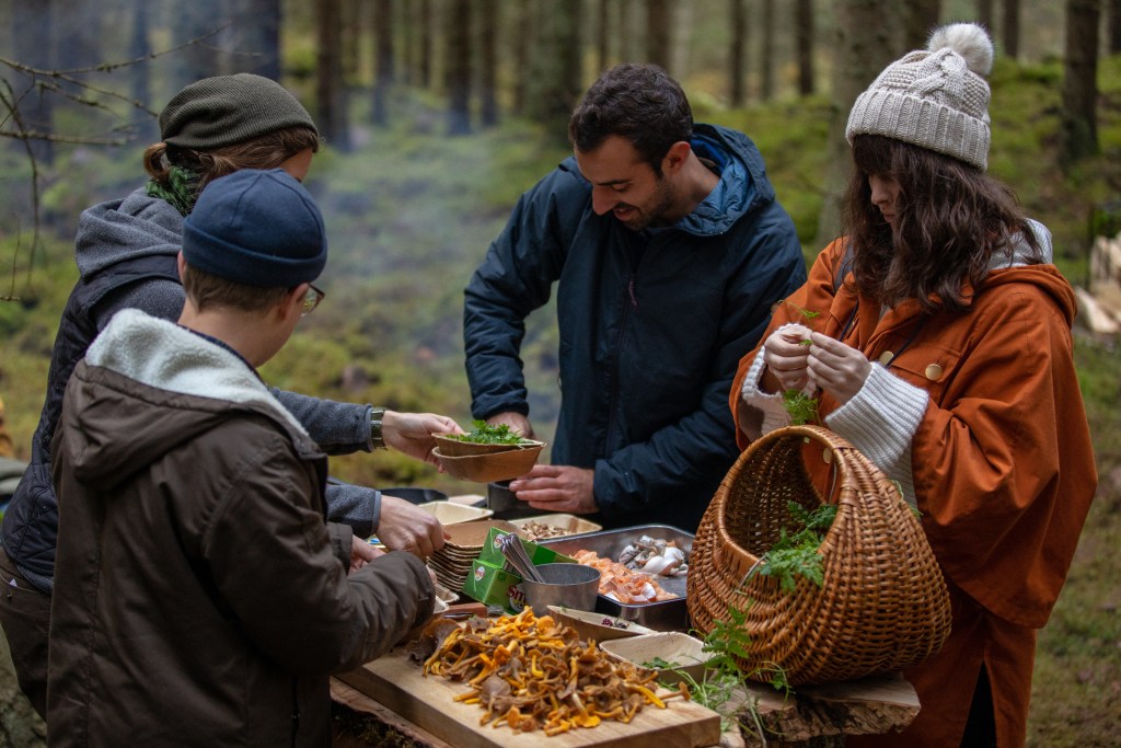 The Edible Country_Cooking together. Photo by August Dellert