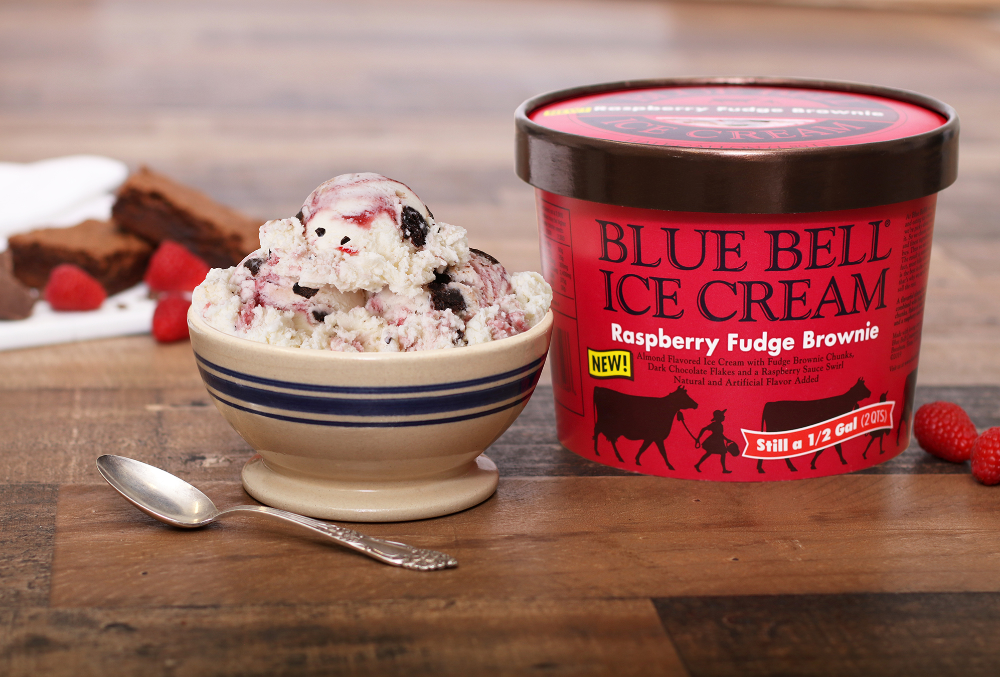 Raspberry Fudge Brownie Blue Bell