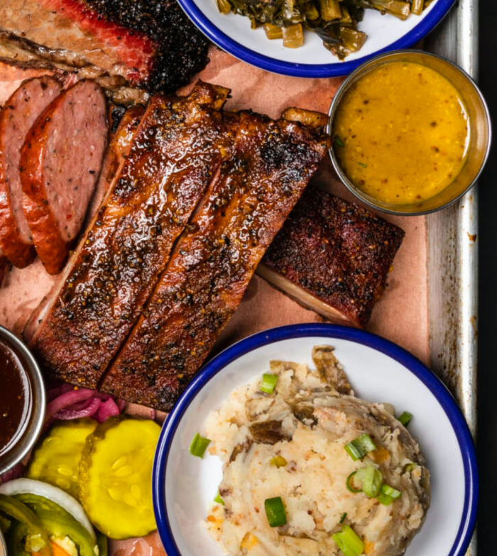 bbq plate at Feges BBQ