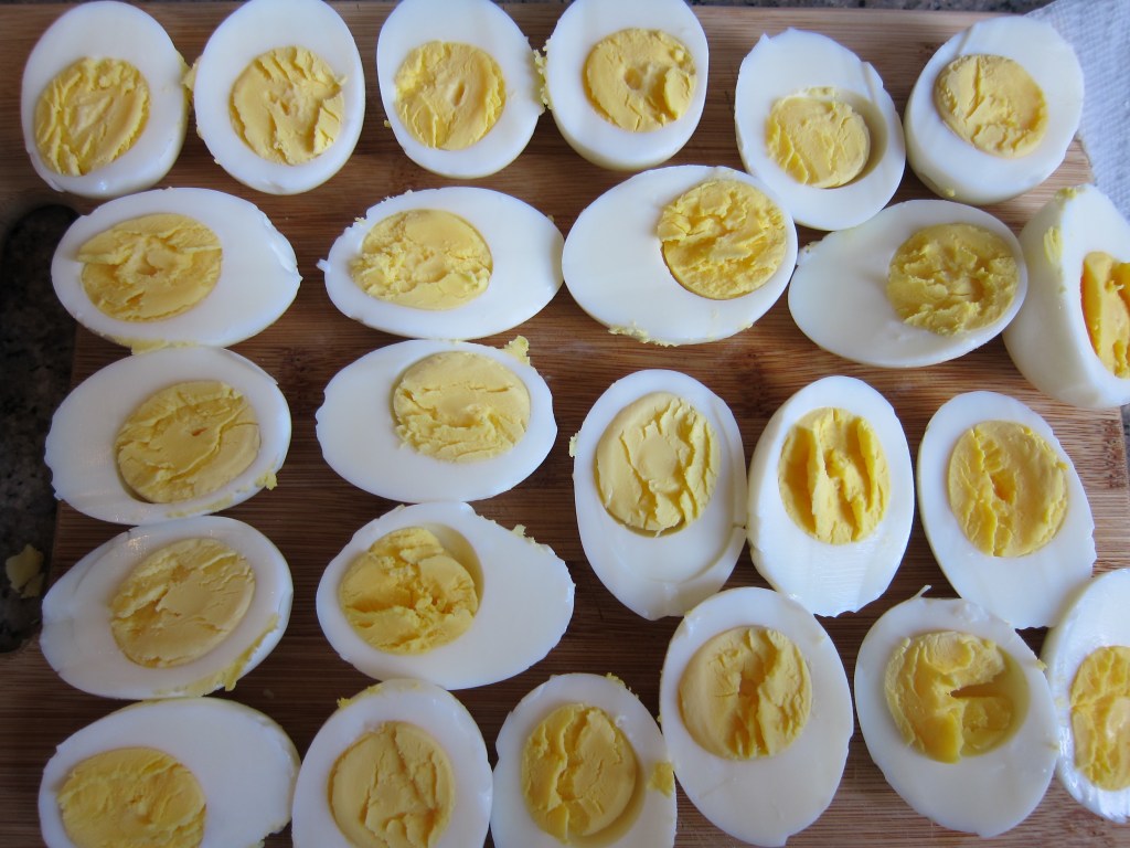 boiled eggs