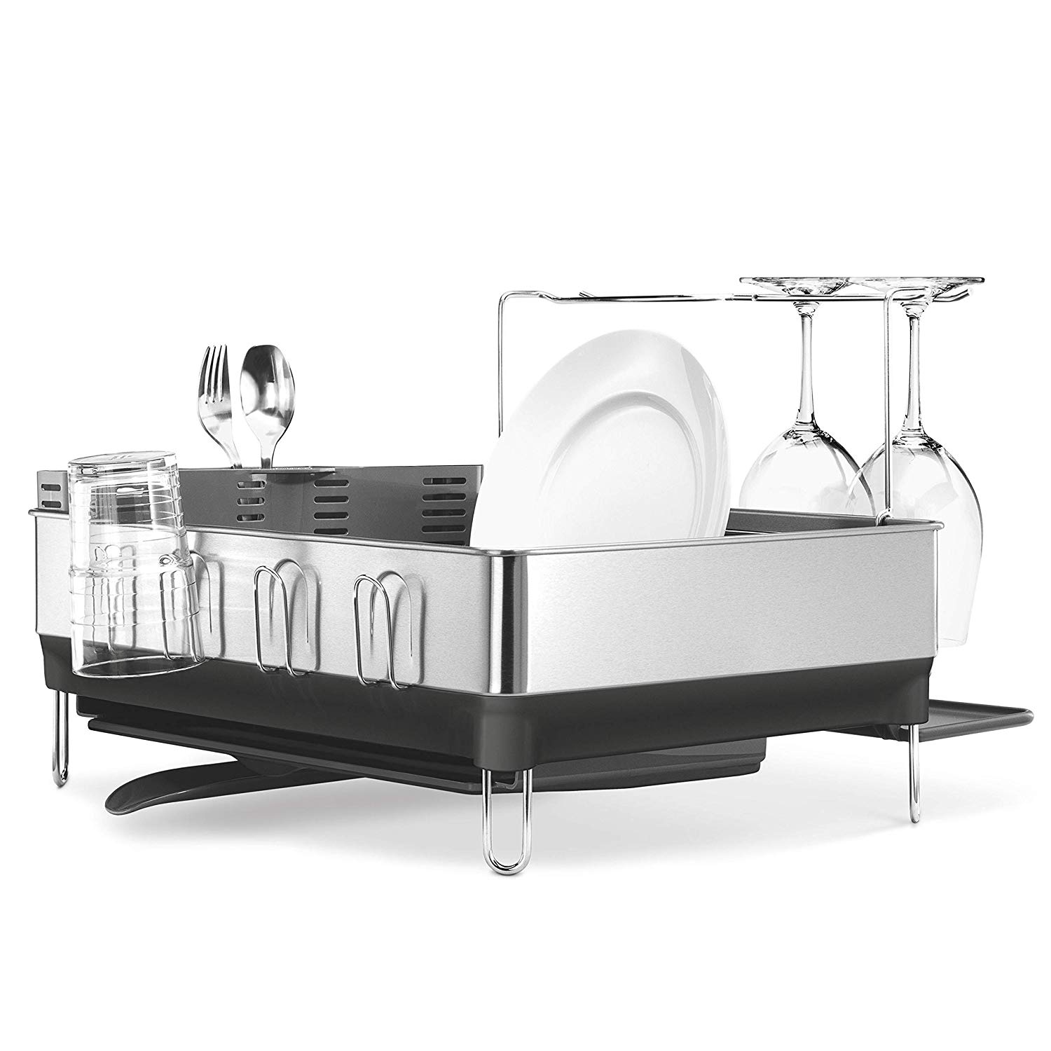 simplehuman Kitchen Steel Frame Dish Rack