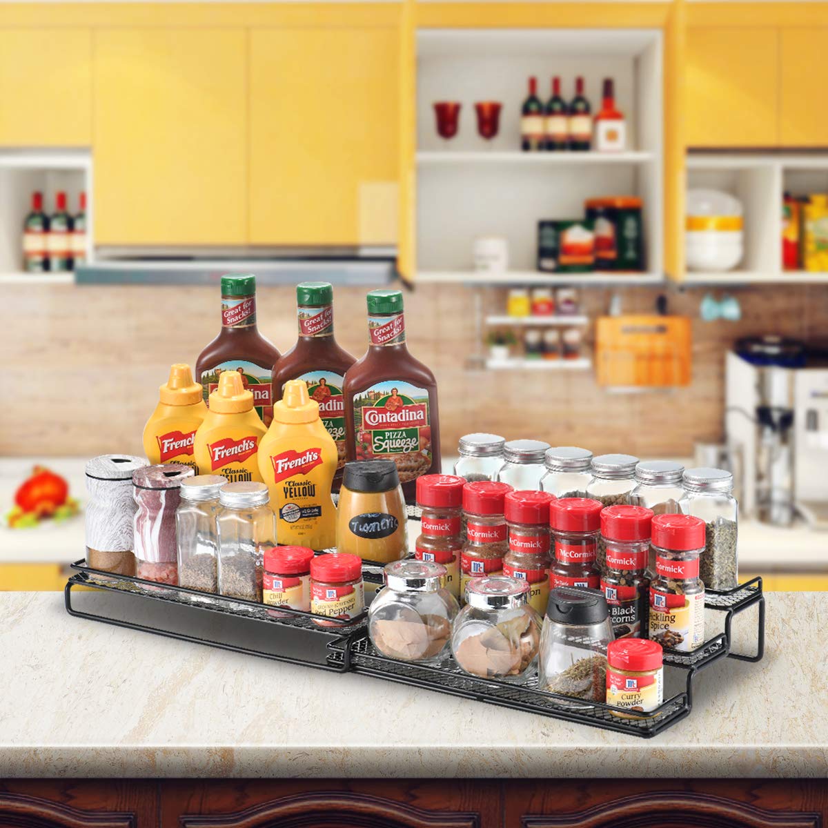 cabinet rack spice holder