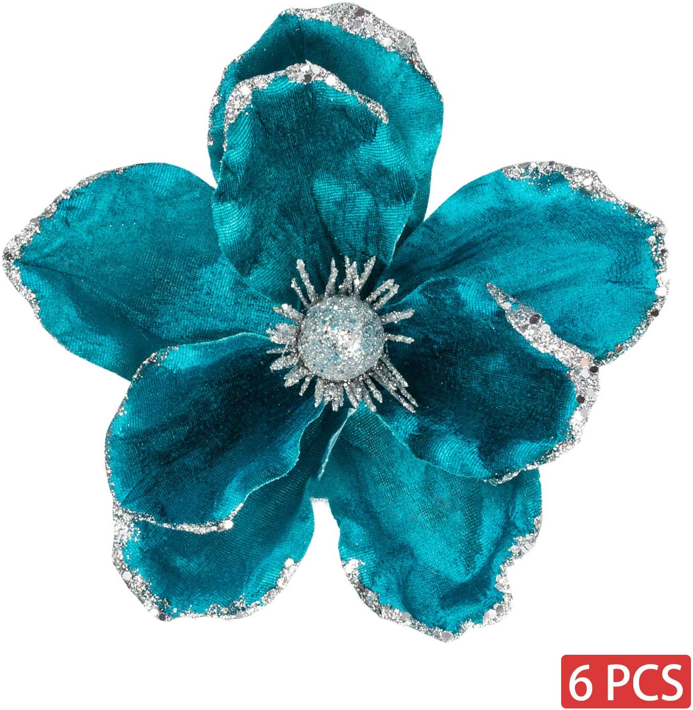 Artificial Velvet Magnolia Flower