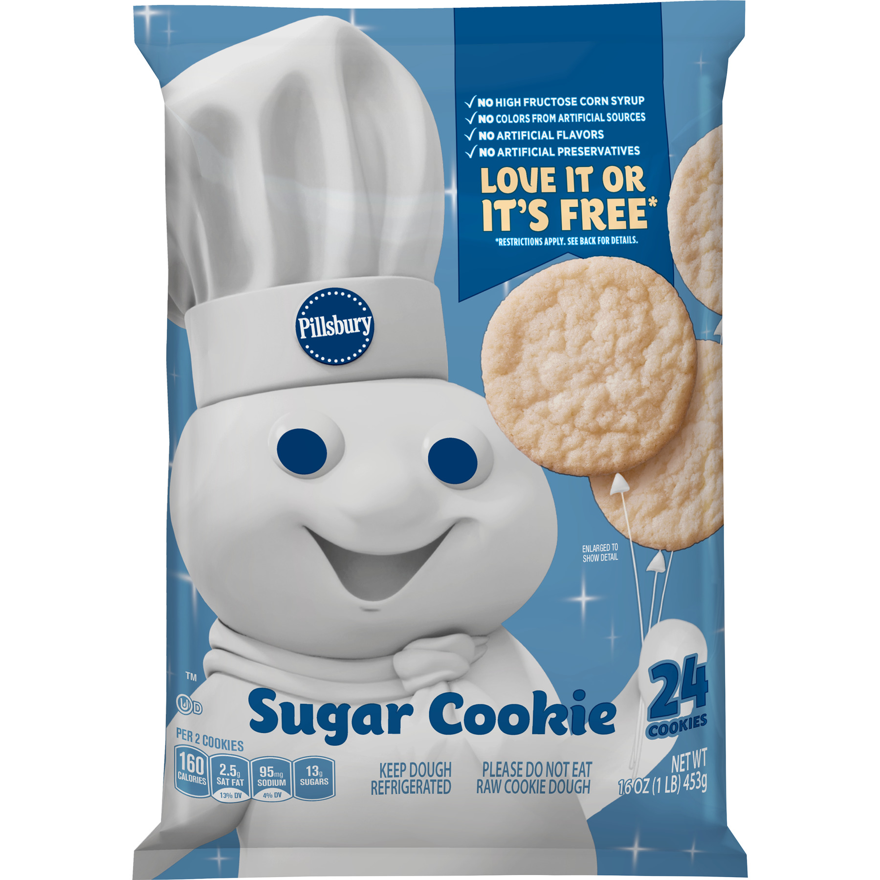 Pillsbury Ready To Bake Sugar Cookies