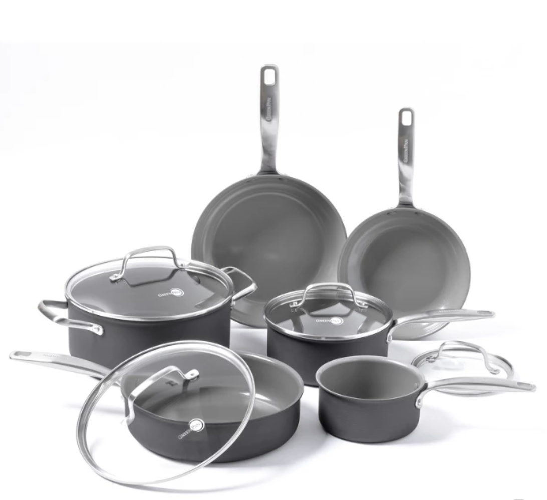 GreenPan Chatham 10pc Ceramic Non-Stick Cookware Set