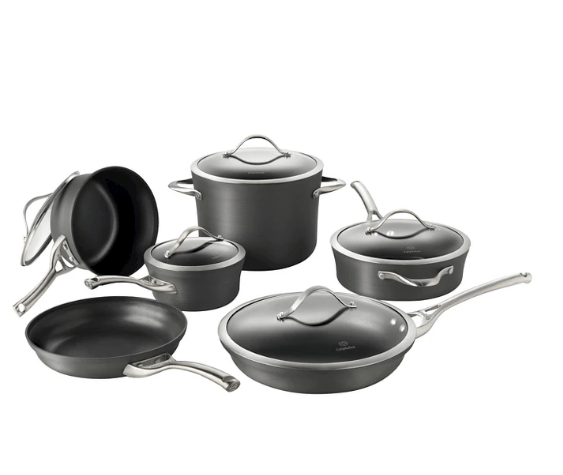 Calphalon Contemporary 11 Piece Non-stick Dishwasher Safe Cookware Set