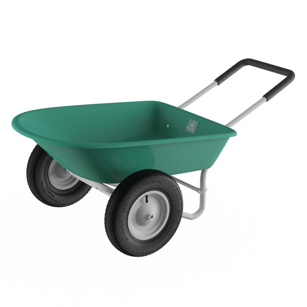 5 cu. ft. 2-Wheeled Garden Wheelbarrow