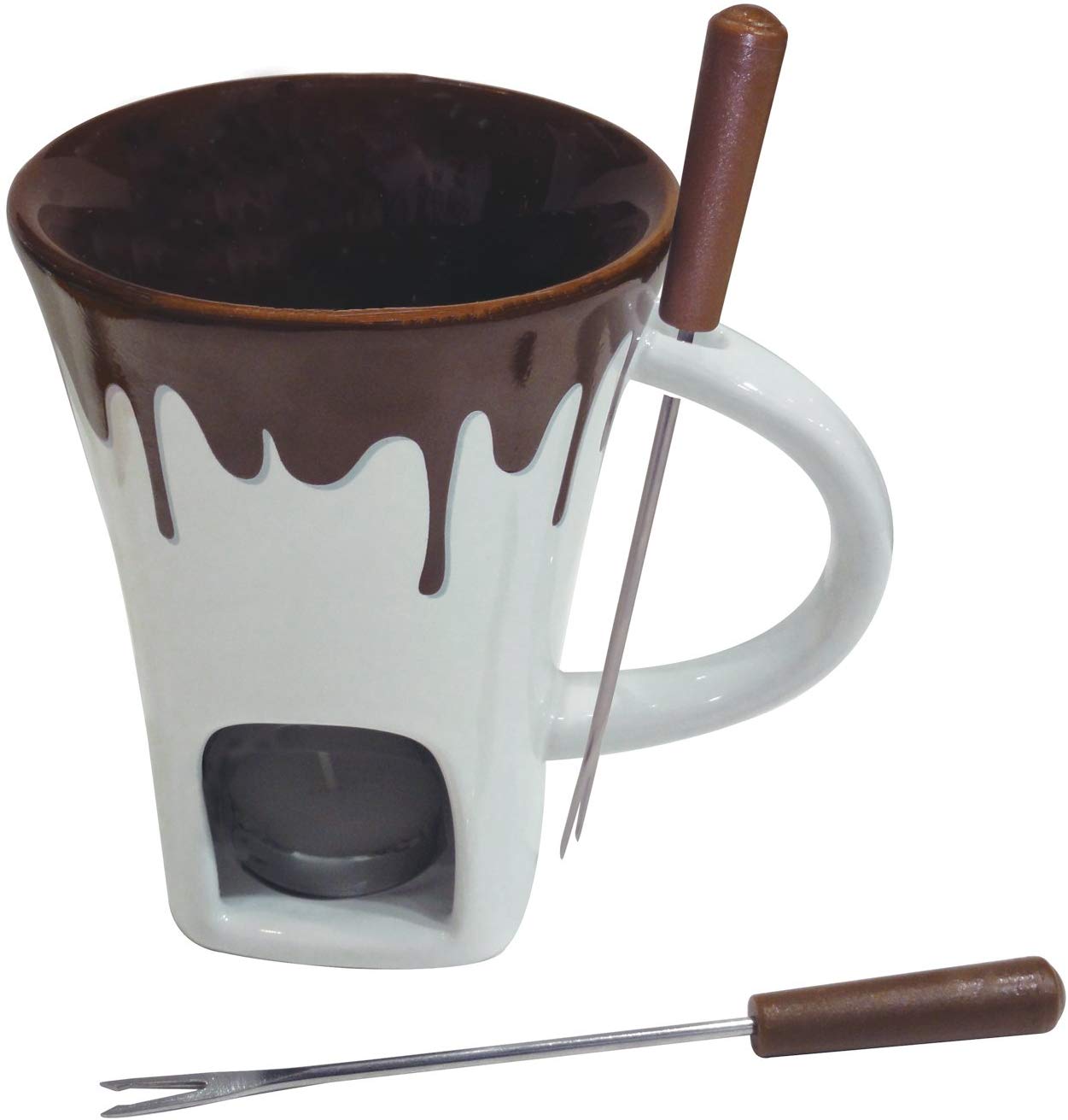 Swissmar F12064 4-Piece Nostalgia Chocolate Fondue Mug Set