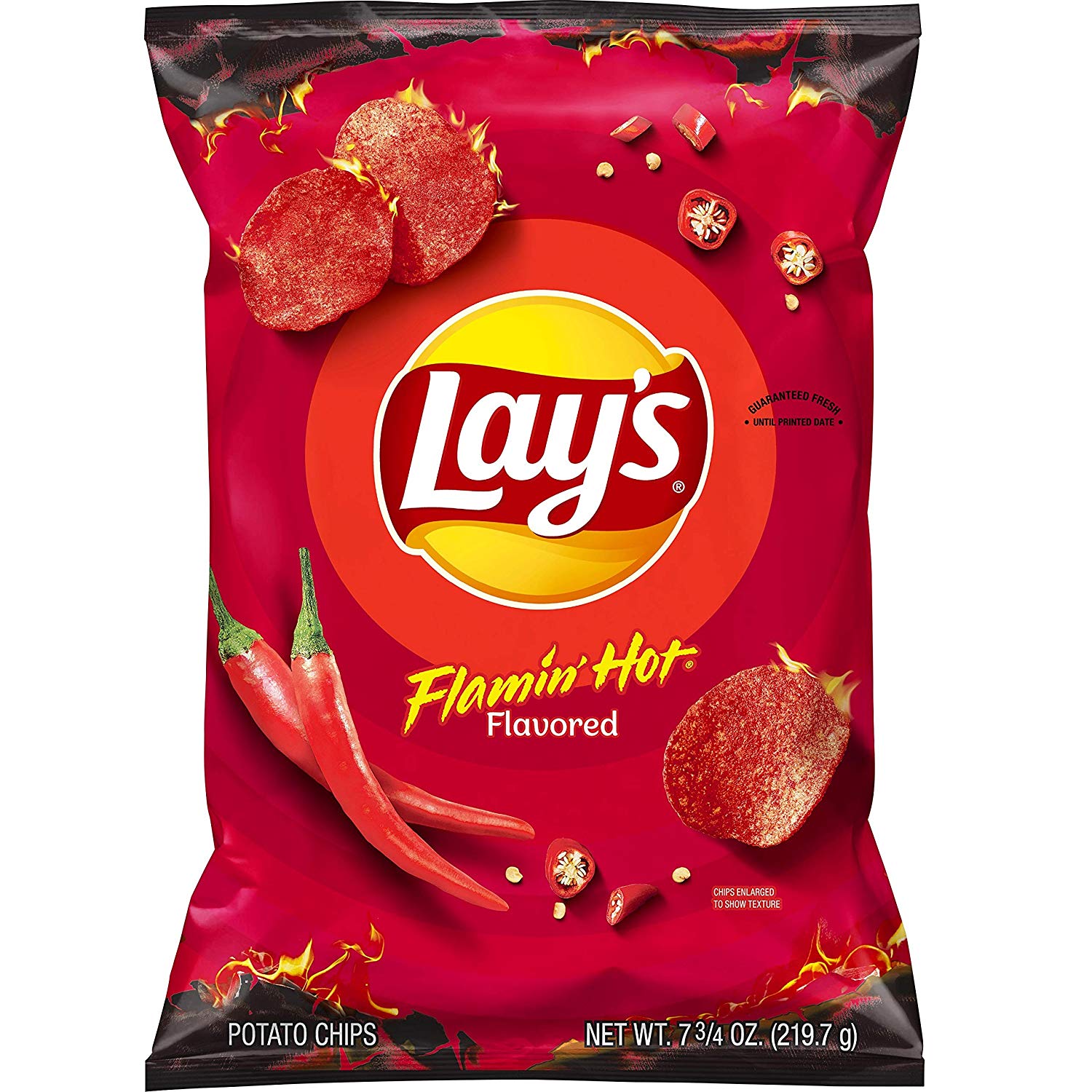 Lay's Flamin' Hot Flavored Potato Chips