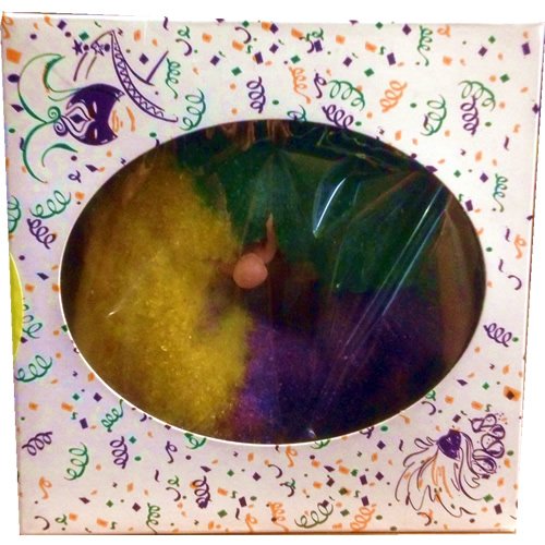 Mini New Orleans Mardi Gras King Cake 4 OZ